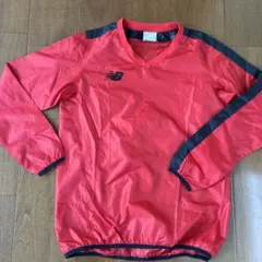 未使用品　new balance 長袖ピステ 160 JPN レッド