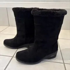 ブラックファー付きロングブーツ