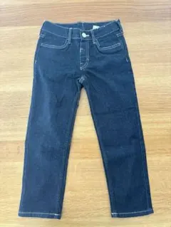 H&M 調整可能ウエスト ダークデニム ストレッチ　120cm