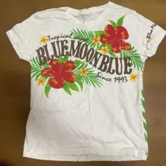 BLUE MOON BLUE トロピカル柄 半袖Tシャツのサムネイル