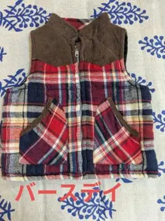 Birthday　中綿ベスト　チェック　100