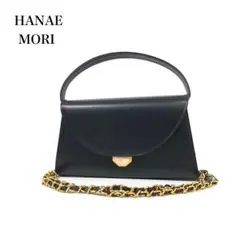 ☆良品☆ ハナエモリ 冠婚葬祭 2way ハンドバッグ ショルダーバッグ