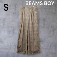 BEAMSBOY マルチカラー S スラックス チェック柄 オフィスカジュアルのサムネイル