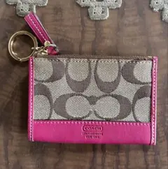 COACH カードケース ピンク