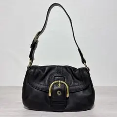 ✨超美品✨Coach コーチ ソーホー ワンショルダーバッグ ブラック レザー