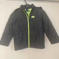 【断捨離セール】 NIKE 中綿コート 黒/蛍光緑