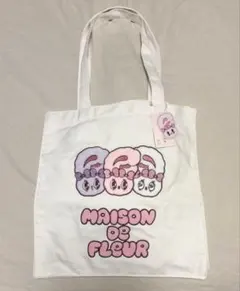 新品 タグ付き Maison de FLEUR エスターバニー トートバッグ 白