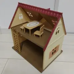 初期】シルバニアファミリー 赤い屋根の小さなおうち - メルカリ