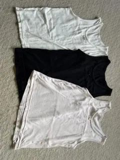 アンダーシャツ 3色セット サイズ120 タンクトップ シャツ