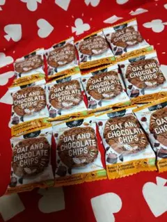 有機グルテンフリー　クッキー(オーツ麦チョコチップ)　(ベルギー)美味しい１２個のサムネイル