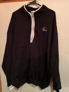 ハーフジップ パーカー