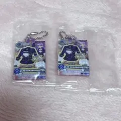 ガチャガチャ　アイカツ　プリパラ　だれでもアクリルチャーム 氷上スミレ 2点