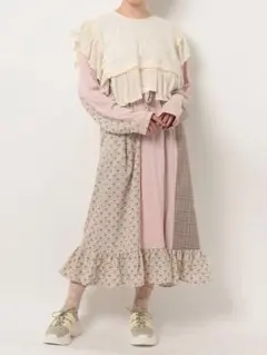 merry Jenny ワンピース　花柄　パッチワーク