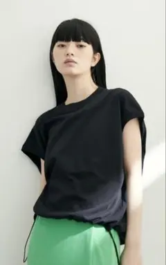 ADAM ET ROPE' 黒　半袖Tシャツ