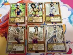 ワンピース カードダス ロビン 6枚セット 旧裏