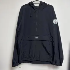ファットランク　ナイロンジャケット ナイロンアノラックパーカー ブラック　M