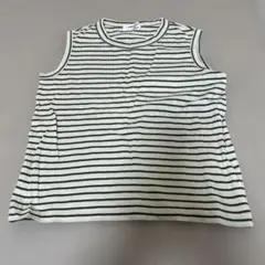 COMME CA FILLE ストライプ タンクトップ 140A