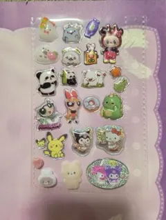 シール おすそ分け 両面 ステッカー付き