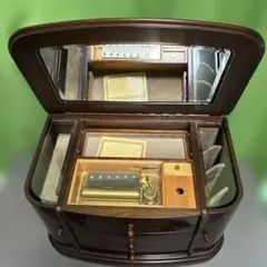 リュージュ72弁オルゴール 星に願いを リーフ型象篏細工Fleur de Lys