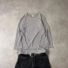 OLD UNIQLO Archive Striped 3/4 sleeve t