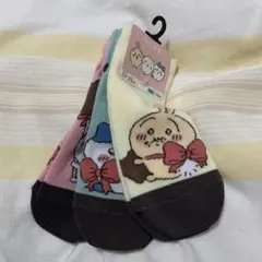 即購入◯ ちいかわ しまむらコラボ　チョコ靴下 3足セット