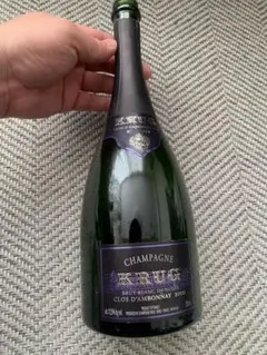 KRUGクリュッグ ボンダネ 2000 ビンテージ 空き瓶 コルク無し　箱付 KRUGクリュッグ ボンダネ 2000 ビンテージ 空き瓶 コルク無し 箱