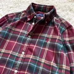 【美品】ポロラルフローレン ネルシャツ チェック 現行タグ M相当