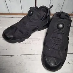 【美品・希少】リーボック　インスタポンプフューリーオールブラック　ジップ