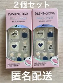 【即購入可】ダッシングディバ♡マジックプレス ペディ♡ネイルチップ ２個セットのサムネイル