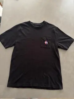 D*7様 ステューシー　トリコロール　黒 Mサイズ 胸ポケット Tシャツ