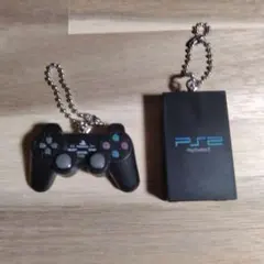 プレステチャーム　ミニチュア　PS2本体　コントローラー　2個セット