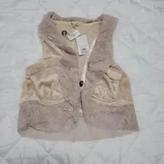 未使用！ベージュ レース ベスト Mサイズ