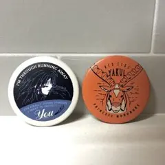 ジブリ　缶バッチ　ハウルの動く城&もののけ姫