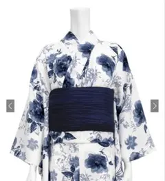 グレイル浴衣セットgi1519 、帯飾り、髪飾り2種　付き GRL グレイル 浴衣 水彩花柄浴衣2点セット [gi1519] 浴衣/飾り帯