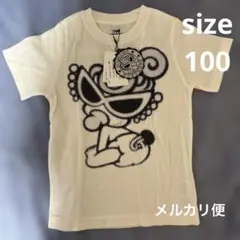 【ヒステリックミニ】未着用　ミニちゃんプリント白Tシャツ100センチのサムネイル