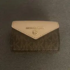 MICHAEL KORS 三つ折り財布 ブラウン/ベージュ