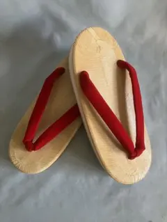 婦人草履 レディース草履　赤緒　硬質スポンジ底　LL新品　4501