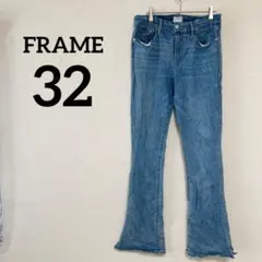 FRAME 【32】デニム ブーツカット ジーンズ ライトブルー ストレッチのサムネイル