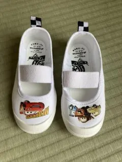 カーズ 上履き　15.0cm ホワイト