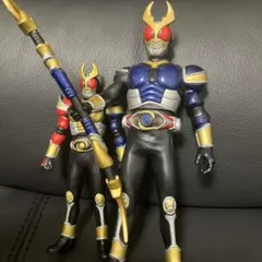 仮面ライダーアギト　ストームフォーム　トリニティフォーム　ソフビ　武器あり