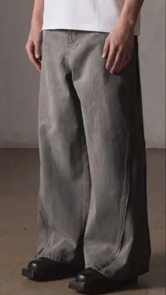 GRANCY】ZipDesign Buggy DenimPants - メルカリ