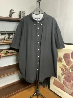 TOMMY HILFIGER 半袖シャツ ブラック 3XL