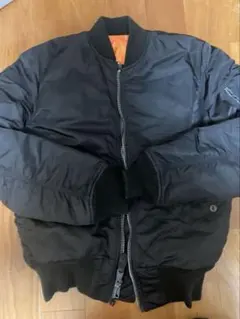 お買い得！ALPHA INDUSTRIES ブラック MA-1 サイズ M