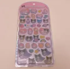 コットンパフィシール　サンリオ　COTTON PUFFY マイメロ クロミ