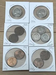 外国古銭　アメリカ　6枚セット 外国古銭 アメリカ 6枚セット 2025年最新】アメリカ硬貨 6枚の人気