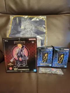 キングダムハーツ 一番くじ ラストワン賞 ロクサス フィギュア等 計6点