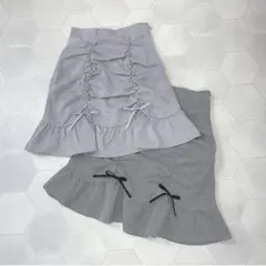 evelyn ギンガムチェック フレアスカート