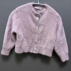 GU キッズカーディガンピンク110