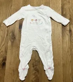 NEXT 刺繍　リボン付き　ロンパース 6-9M 74cm