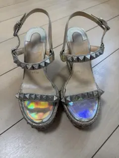 Christian Louboutin ウェッジソール サンダル37のサムネイル